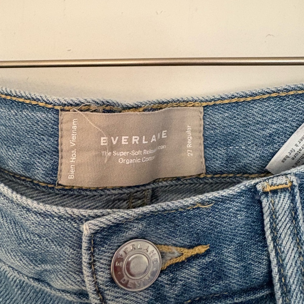 Everlane Light Blue Organic Cotton Jeans